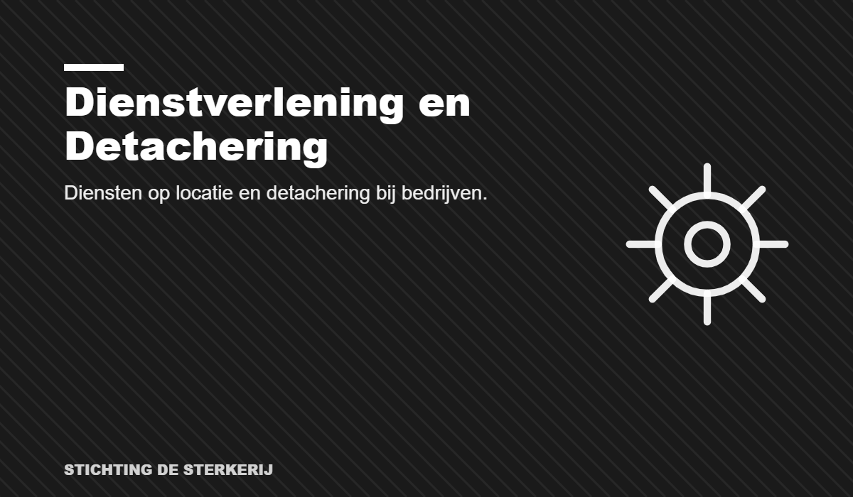 Dienstverlening en Detachering
